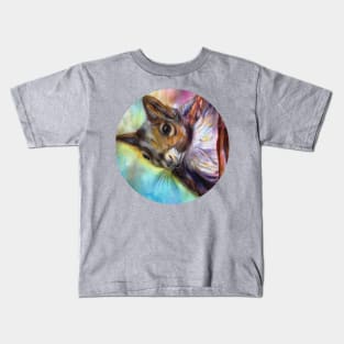 Rainbow Squirrel Kids T-Shirt